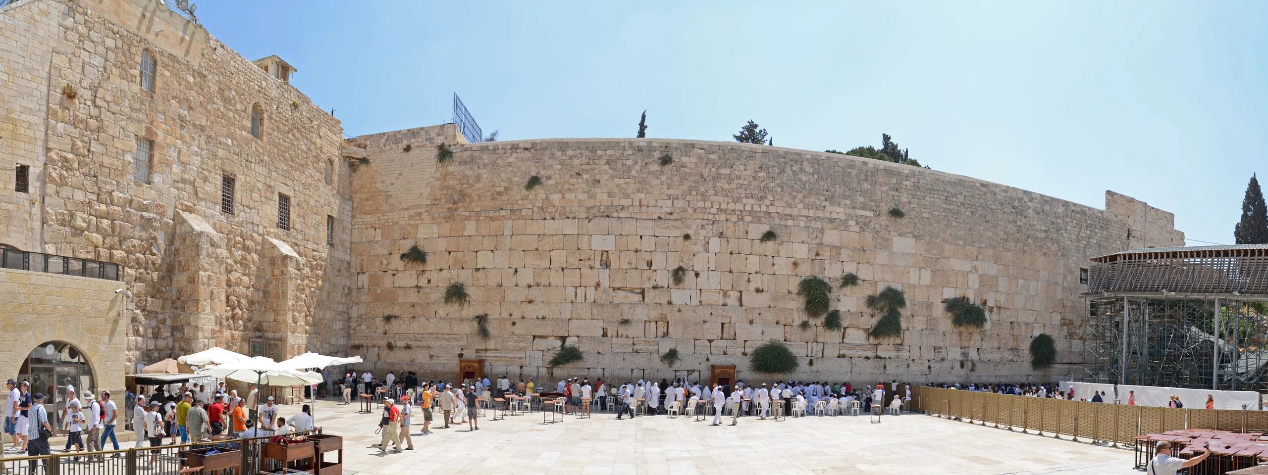 El Muro de los Lamentos en Jerusalén