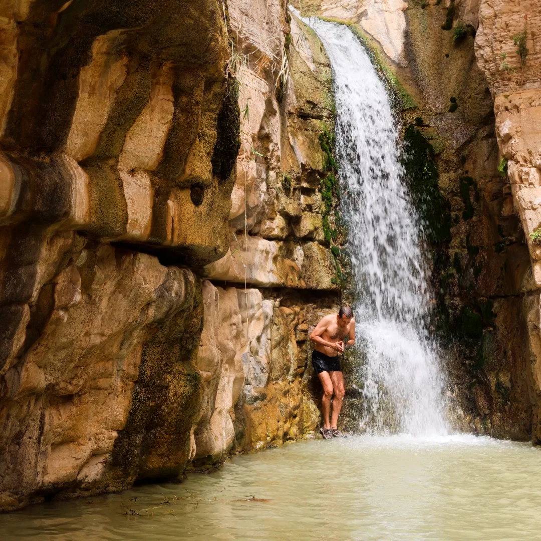 El Najal Arugot, oasis en el desierto